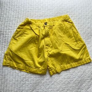Chubbies Yellow Shorts
